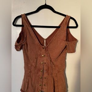 Button Up, Off the Shoulders Top